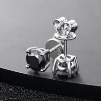 Thumbnail for S925 Moissanite Black Diamond Stud Earrings - Different Drips