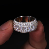 Thumbnail for S925 Moissanite 5 Layer Diamond Band Ring - Different Drips