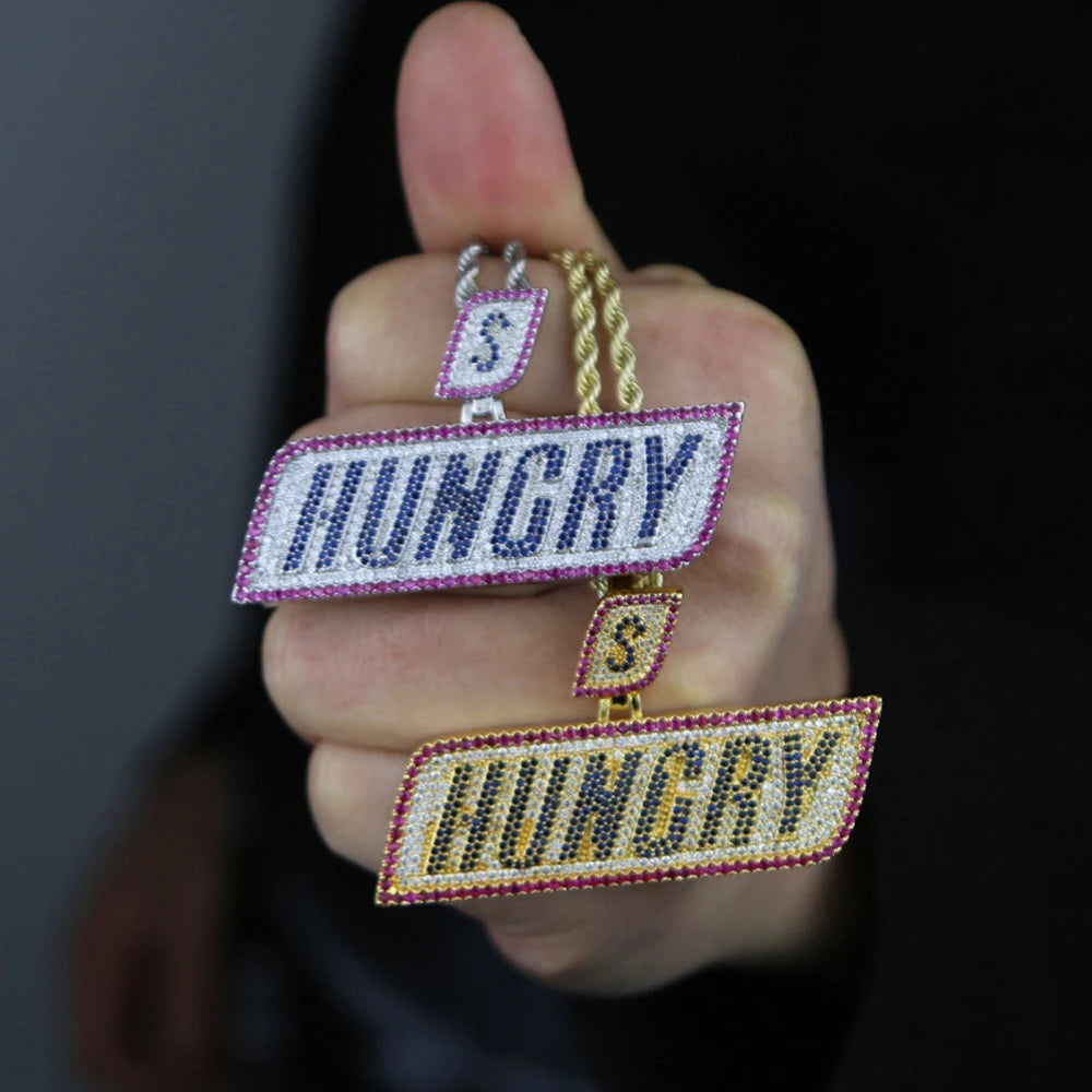 Iced Money Hungry Pendant - Different Drips