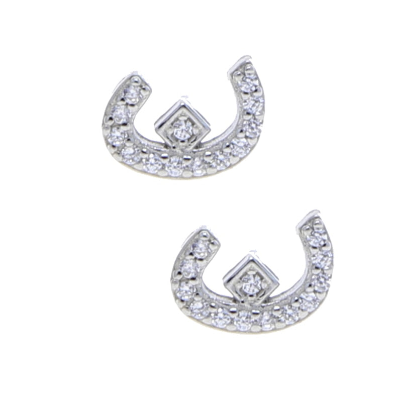 S925 Women's Arabic Alphabet Letter Earrings - Different Drips