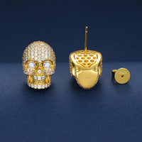 Thumbnail for S925 Moissanite Skull Stud Earrings - Different Drips