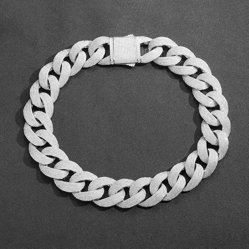 Fully Iced Rounded Miami Cuban Chain - Different Drips
