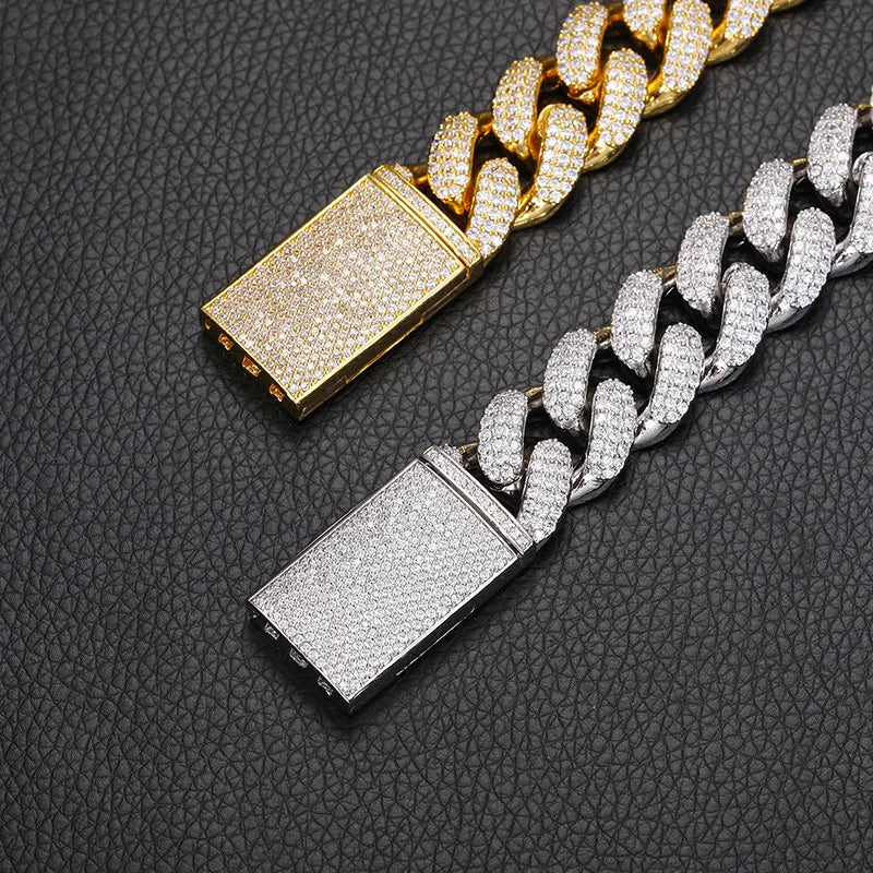 Iced 3 Row Miami Cuban Chain