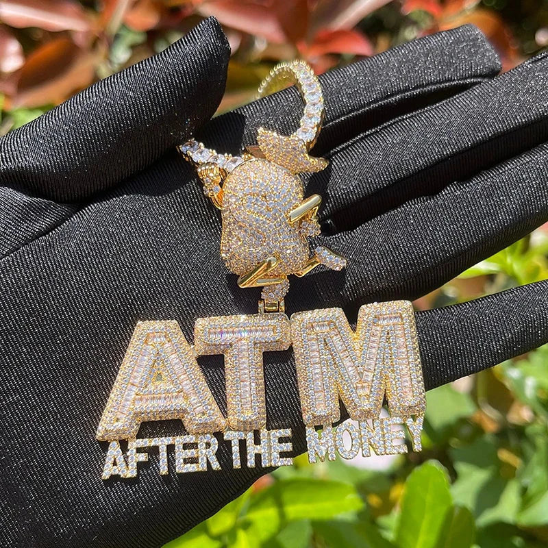 Iced ATM After The Money Pendant - Different Drips