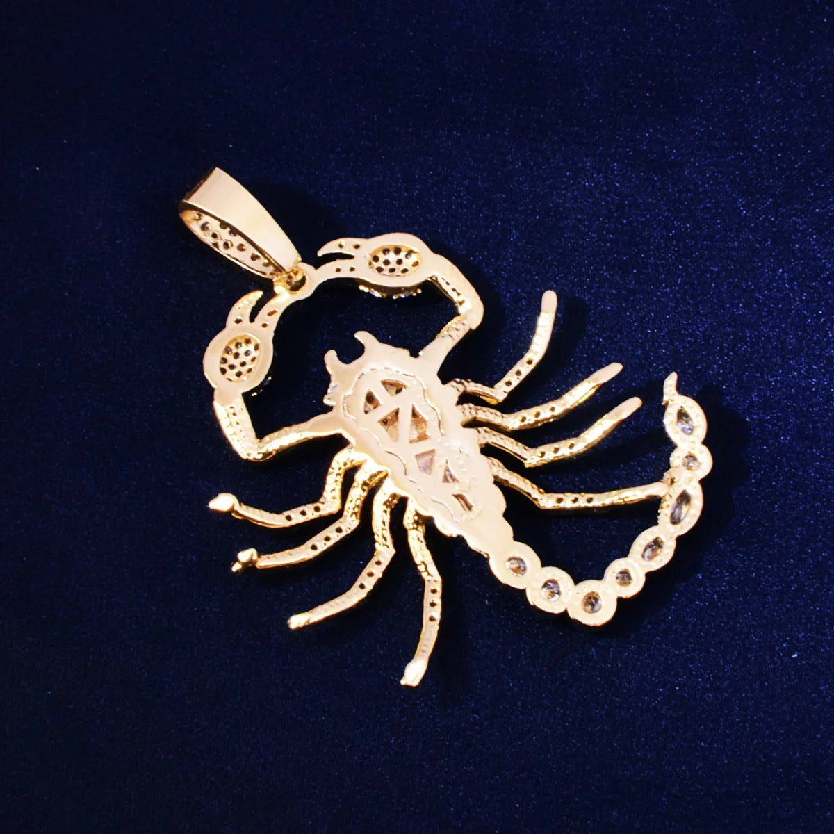 Iced Out Scorpion Pendant - Different Drips