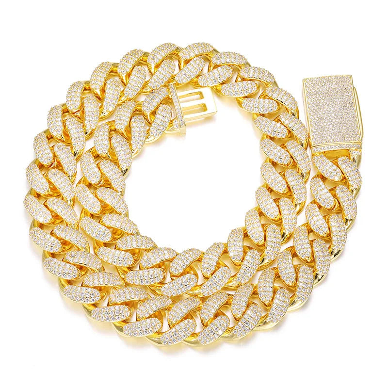 Iced 3 Row Miami Cuban Chain