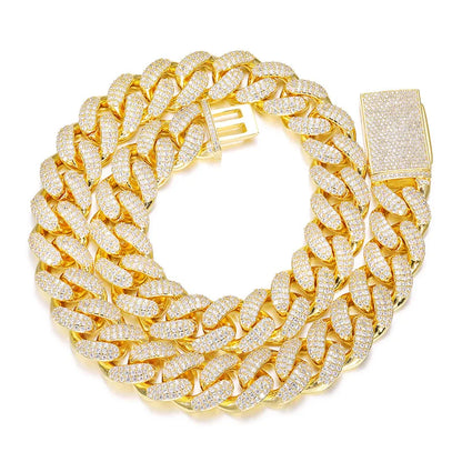Iced 3 Row Miami Cuban Chain