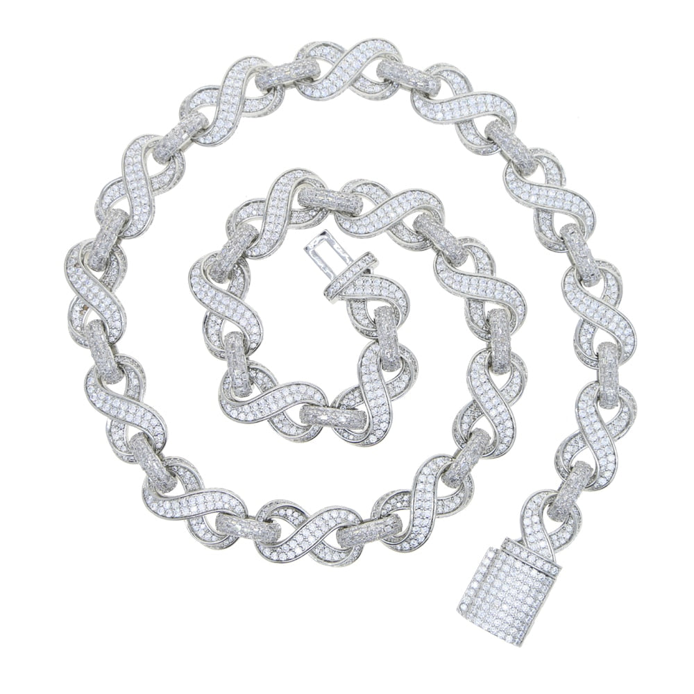 12mm Infinity Link Chain - Different Drips