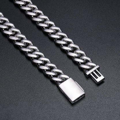 12mm Iced Out Miami Cuban Link Chain - Different Drips