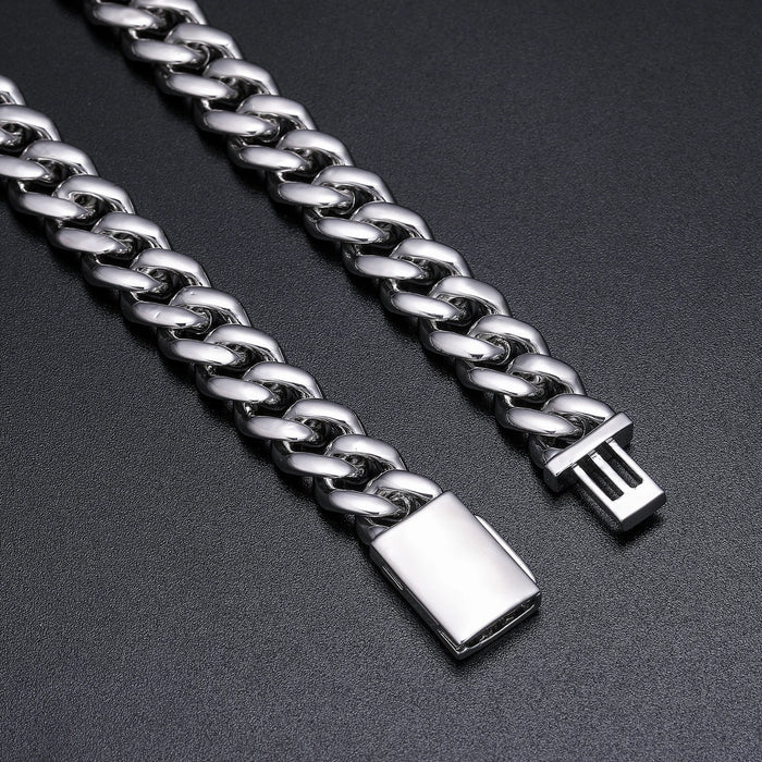 12mm Iced Out Miami Cuban Link Chain - Different Drips