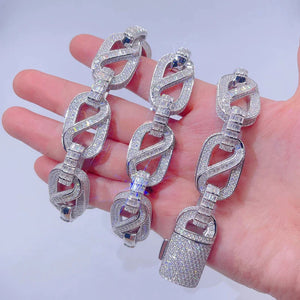 20mm Baguette Mariner Link Chain - Different Drips