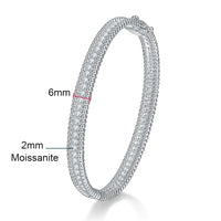 Thumbnail for 6mm Women's S925 Moissanite Bead Bracelet - Different Drips