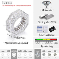 Thumbnail for S925 Moissanite Bolt Ring - Different Drips
