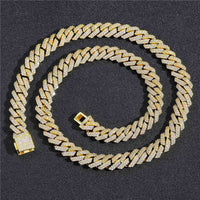 Thumbnail for 10mm Iced Out Prong Cuban Chain - Different Drips