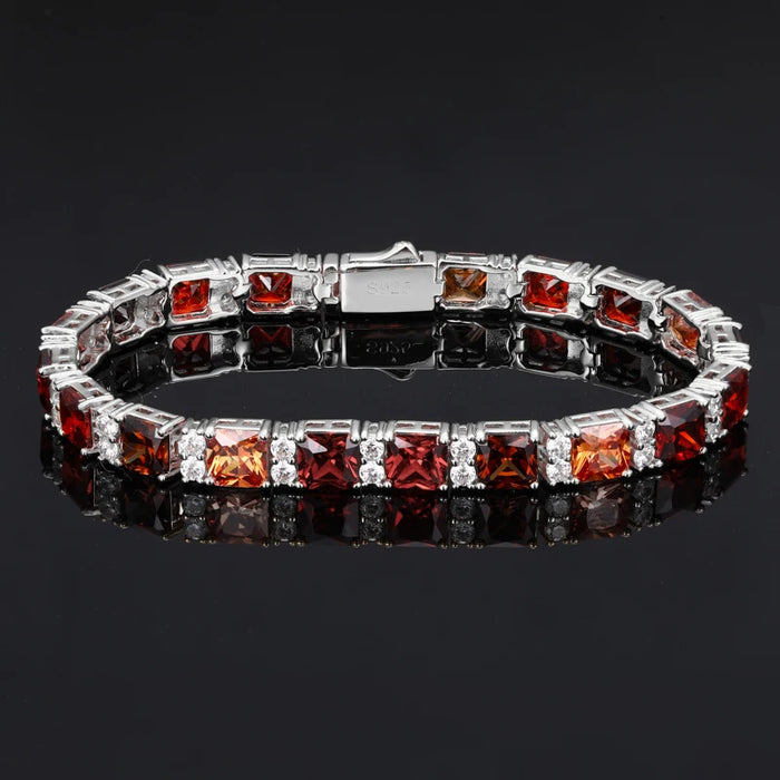 Ombré Princess-Cut Tennis Bracelet - Different Drips