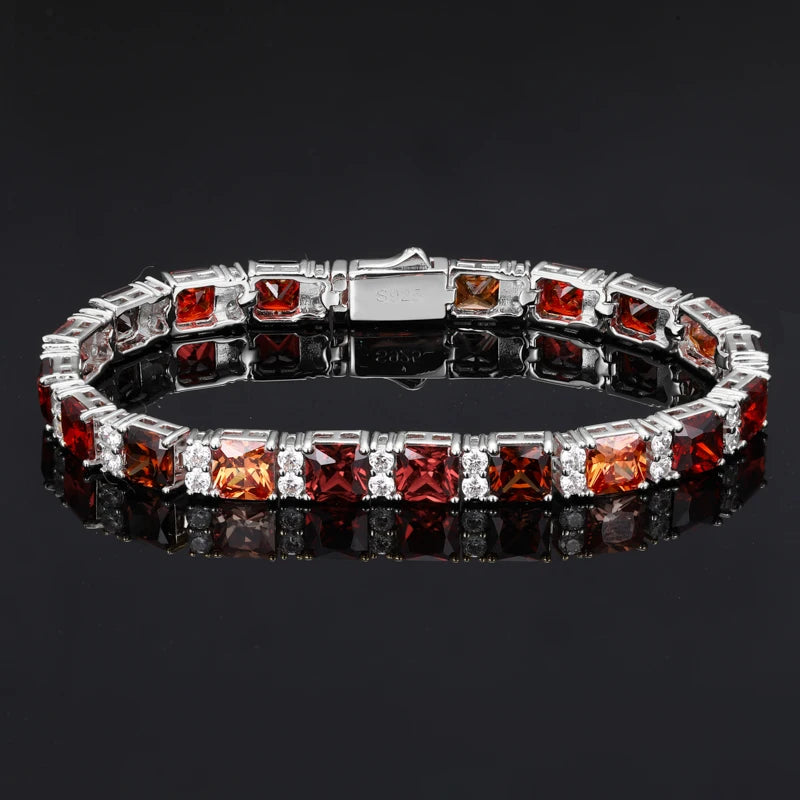 Ombré Princess-Cut Tennis Bracelet - Different Drips
