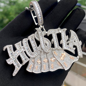 Iced Out Hustla Money Pendant - Different Drips