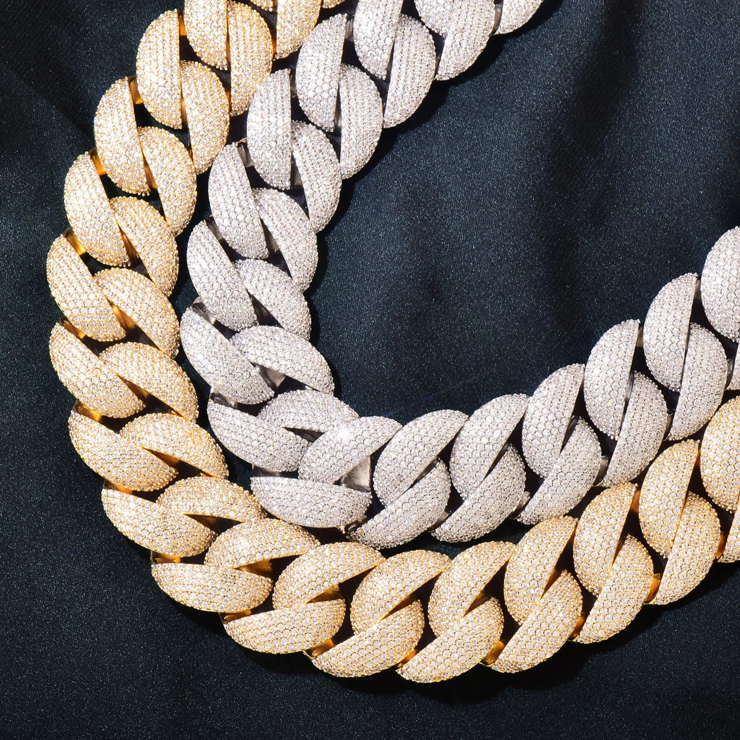 20mm Miami Curb Link Cuban Chain - Different Drips