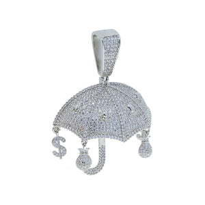 Iced Out Umbrella Pendant - Different Drips