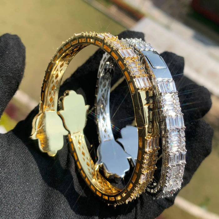 Baguette Hasma Hand Cuff Bangle Bracelet - Different Drips