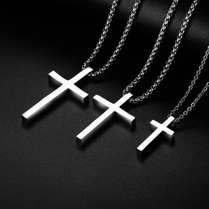 S925 Micro Simple Cross Pendant - Different Drips