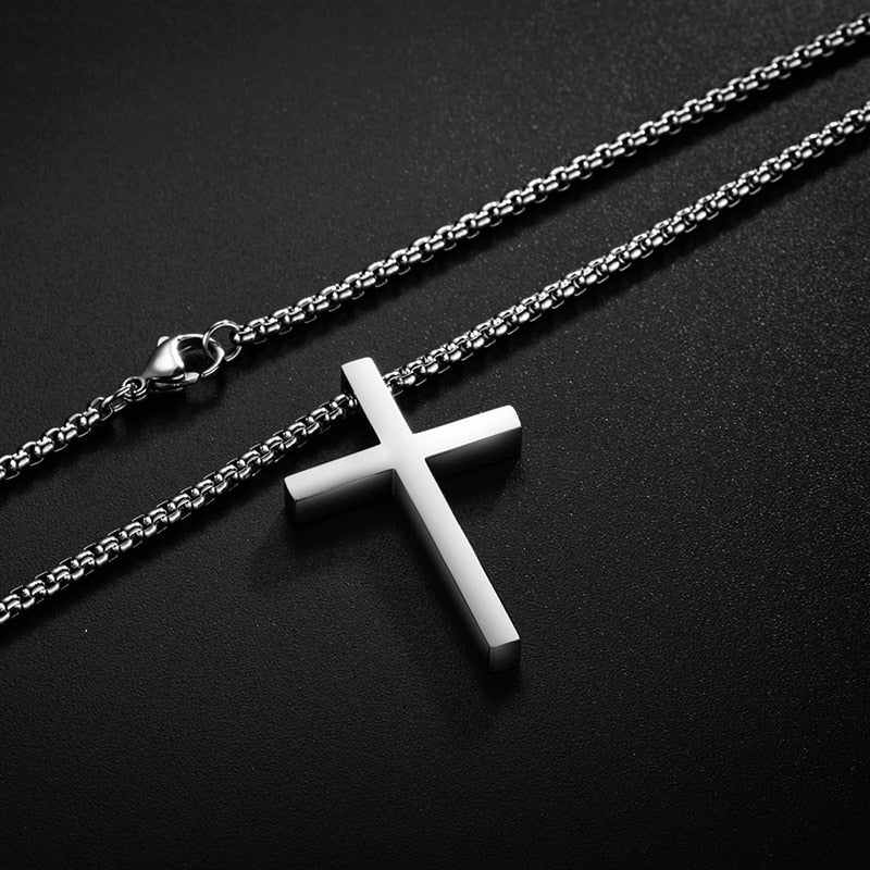 S925 Micro Simple Cross Pendant - Different Drips