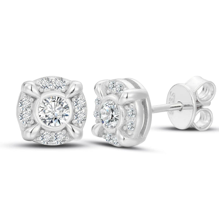 S925 Moissanite Dragon Claw Stud Earrings - Different Drips