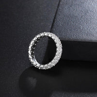 Thumbnail for 3mm S925 Moissanite Band Ring - Different Drips