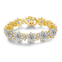 Thumbnail for Women's S925 Diamond Flower Bracelet - Different Drips