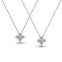 Thumbnail for Women's S925 Clover Moissanite Diamond Pendant - Different Drips