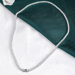 2.5mm Women's S925 Moissanite Tennis Necklace - Different Drips