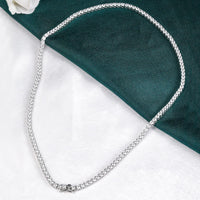 Thumbnail for 2.5mm Women's S925 Moissanite Tennis Necklace - Different Drips