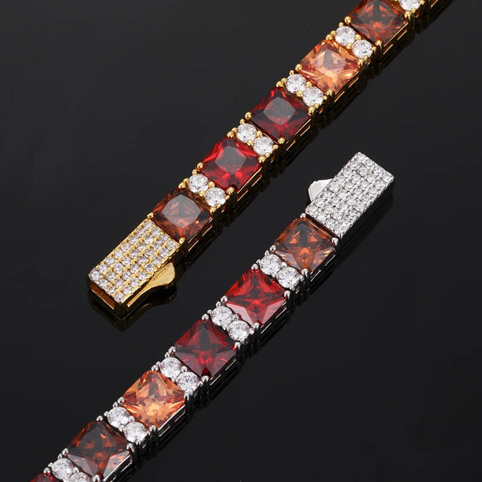 Ombré Princess-Cut Tennis Bracelet - Different Drips