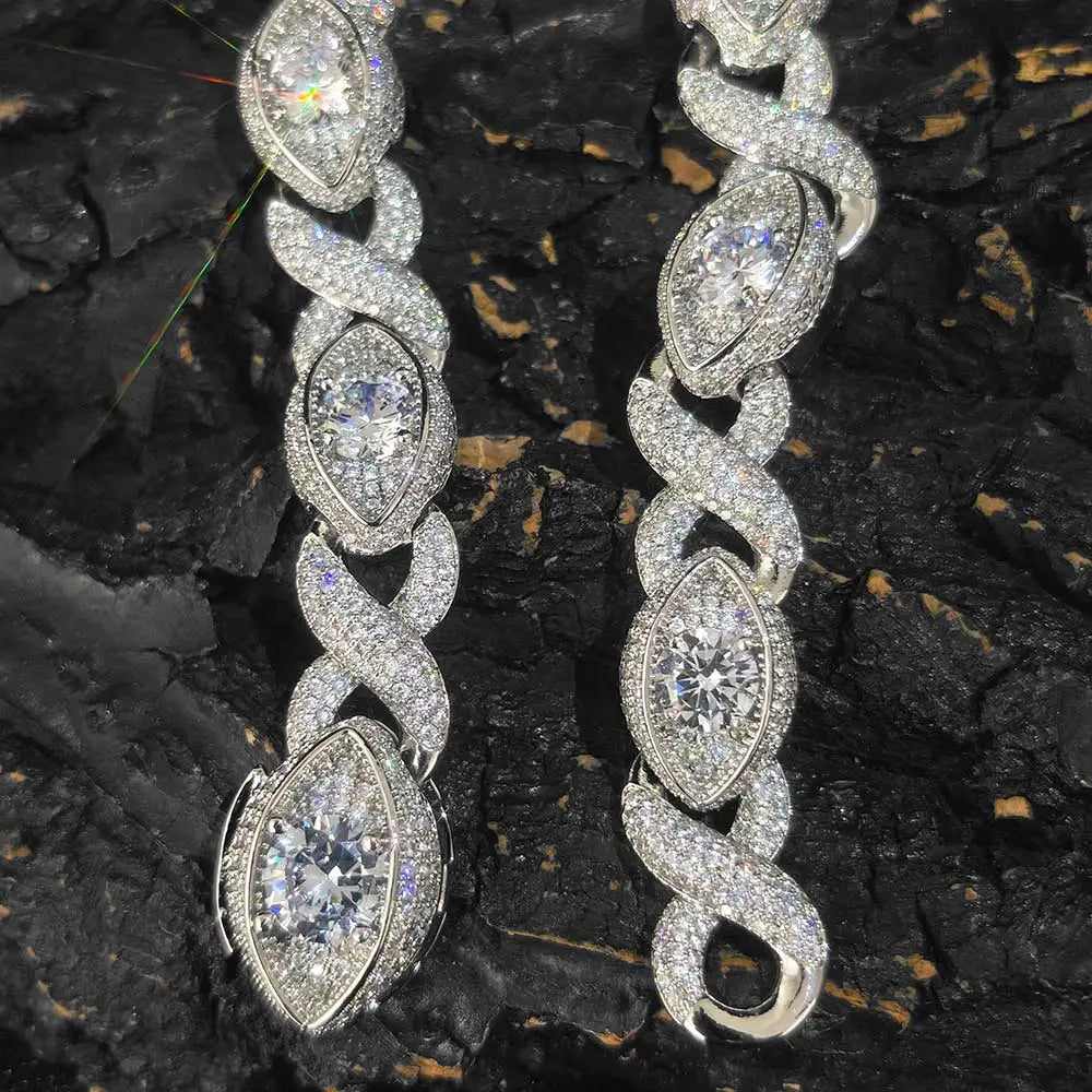 15mm Diamond Eye Infinity Link Chain - Different Drips