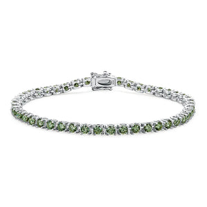 3mm Women's S925 Colored Moissanite Tennis Bracelet - Different Drips