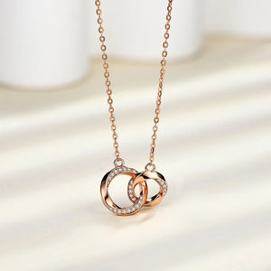 Women's S925 Moissanite Infinity Pendant - Different Drips