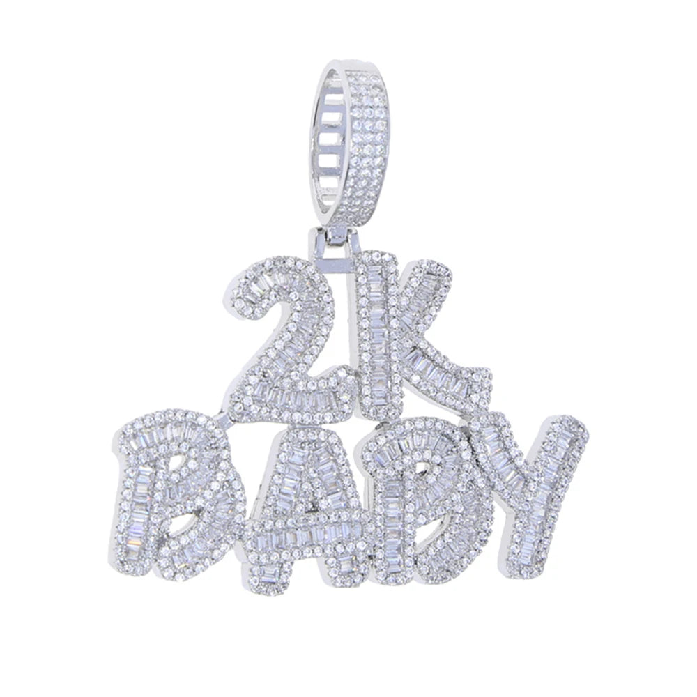 Baguette 2000s Baby Pendant - Different Drips