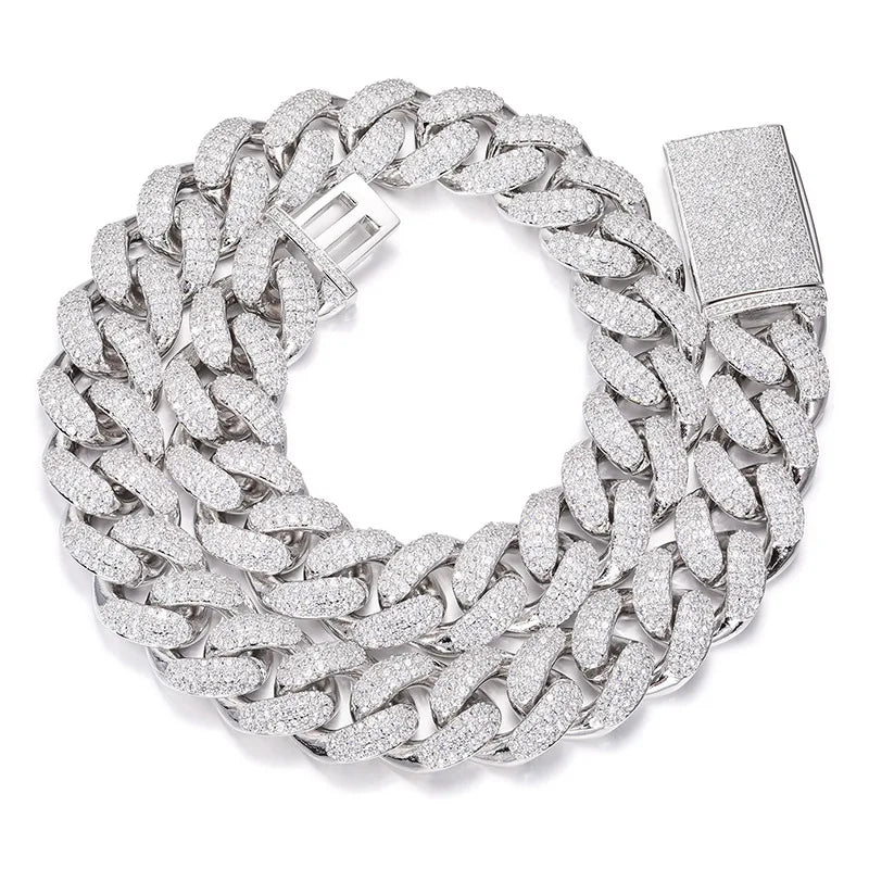 Iced 3 Row Miami Cuban Chain