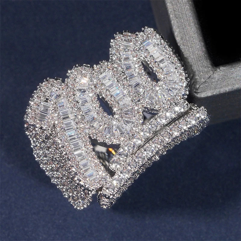 Baguette Hundred Emoji Ring - Different Drips