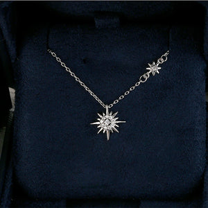 Women's S925 Moissanite Twinkle Star Pendant - Different Drips