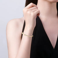 Thumbnail for Women's S925 Moissanite Bubble Bangle Bracelet - Different Drips
