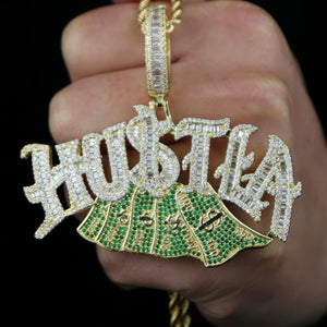 Iced Out Hustla Money Pendant - Different Drips