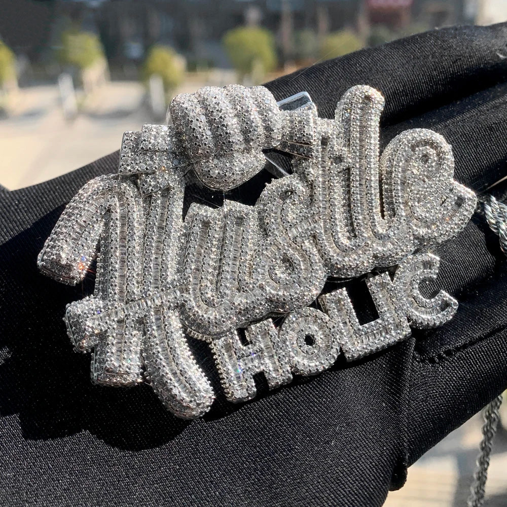 Hustle Holic Baguette Pendant - Different Drips