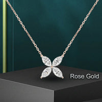 Thumbnail for Women's S925 Moissanite Diamond Butterfly Pendant - Different Drips