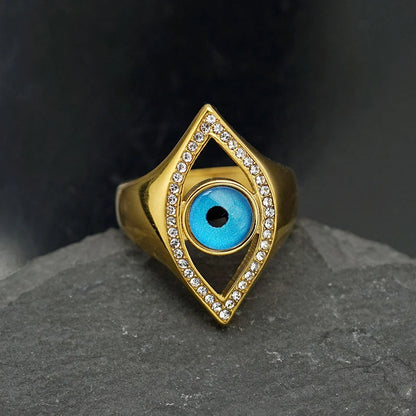 Evil Eye Pavé Statement Ring - Different Drips