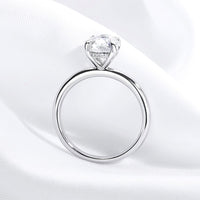 Thumbnail for Women's S925 Moissanite Large Oval Solitaire Set - Different Drips