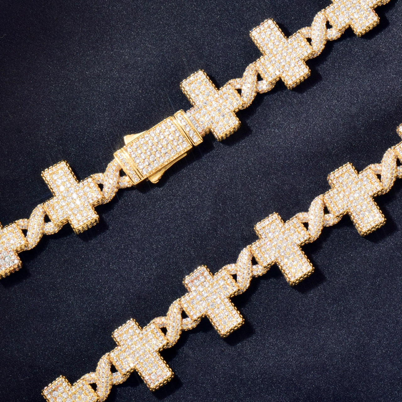 15mm Cross Infinity Link Chain - Different Drips