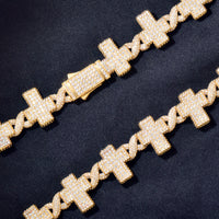 Thumbnail for 15mm Cross Infinity Link Chain - Different Drips