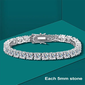 2-6mm Women's Diamond Tennis Bracelet - Different Drips