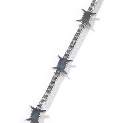 Iced Out Tennis Thorn Bracelet - Different Drips